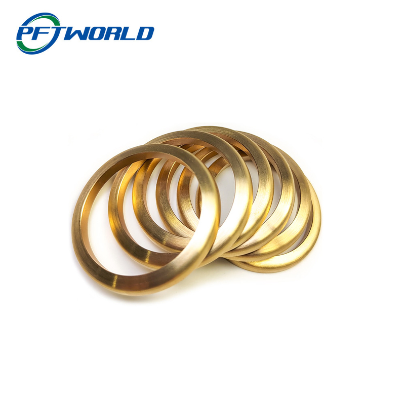 Precision Components CNC Brass Parts Custom Processed Brass Rings